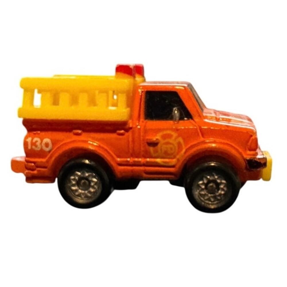 vintage 1986 Galoob Micro Machines Datsun Fire Rescue Truck